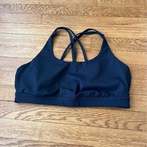 Lululemon Athletica Navy Strappy Sports Bra